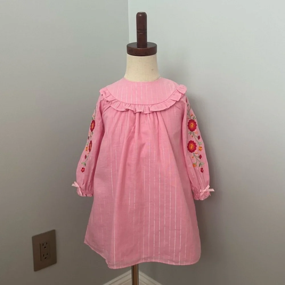 GOOD LAD TODDLER GIRL EMBROIDERED DRESS